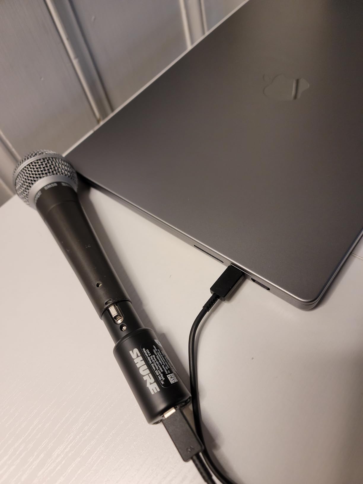 Shure MVX2U Gen 2 XLR-to-USB-C Audio Interface, MFi-certified XLR-to-USB-C interface for any XLR mic with portable setup and clean, noise-free recording customer photo 2