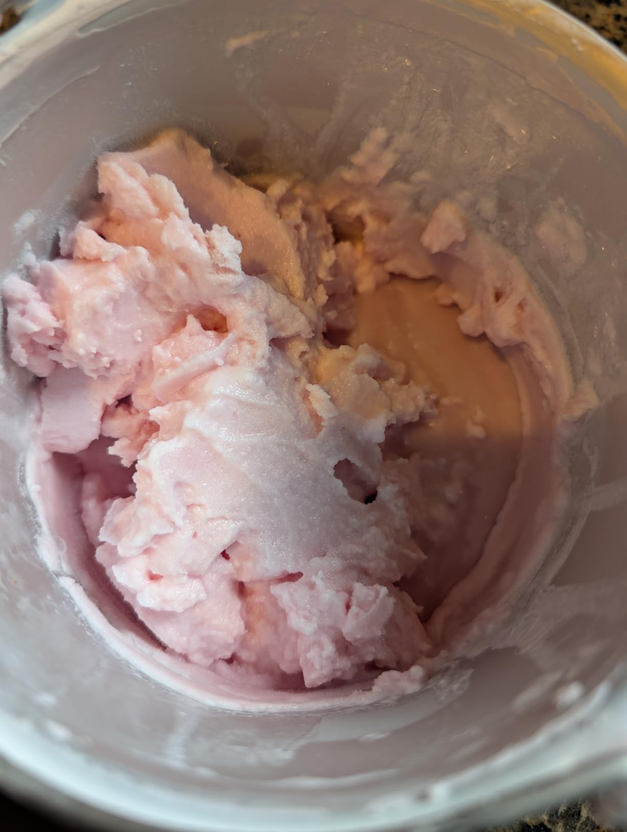 4-in-1 Compressor Ice Cream Maker (1.0Qt), No Pre-Freezing, Automatic Yogurt Maker, Gelato Sorbet Frozen Yogurt Soft Serve Machine, Compact Vertical Design (Blue) customer photo 2
