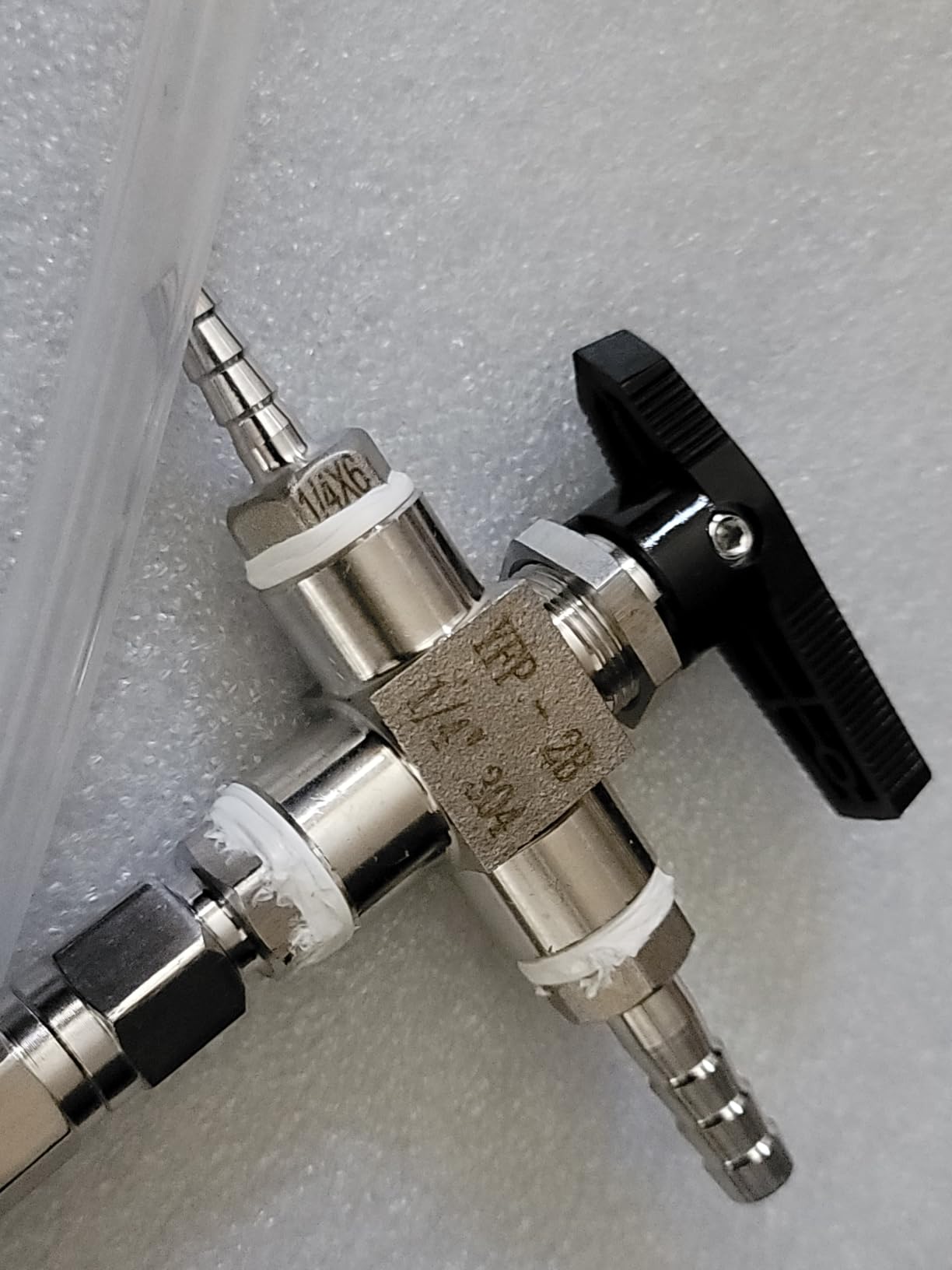 Counter Pressure Bottle Filler Stainless Steel Bottle Filler with 3ft Hose | 1/4 & 5/16 Barb Counter Pressure Beer Bottling Wand, Homebrew Beer Bottle Filler Hand Hold Bottle Filler customer photo 2