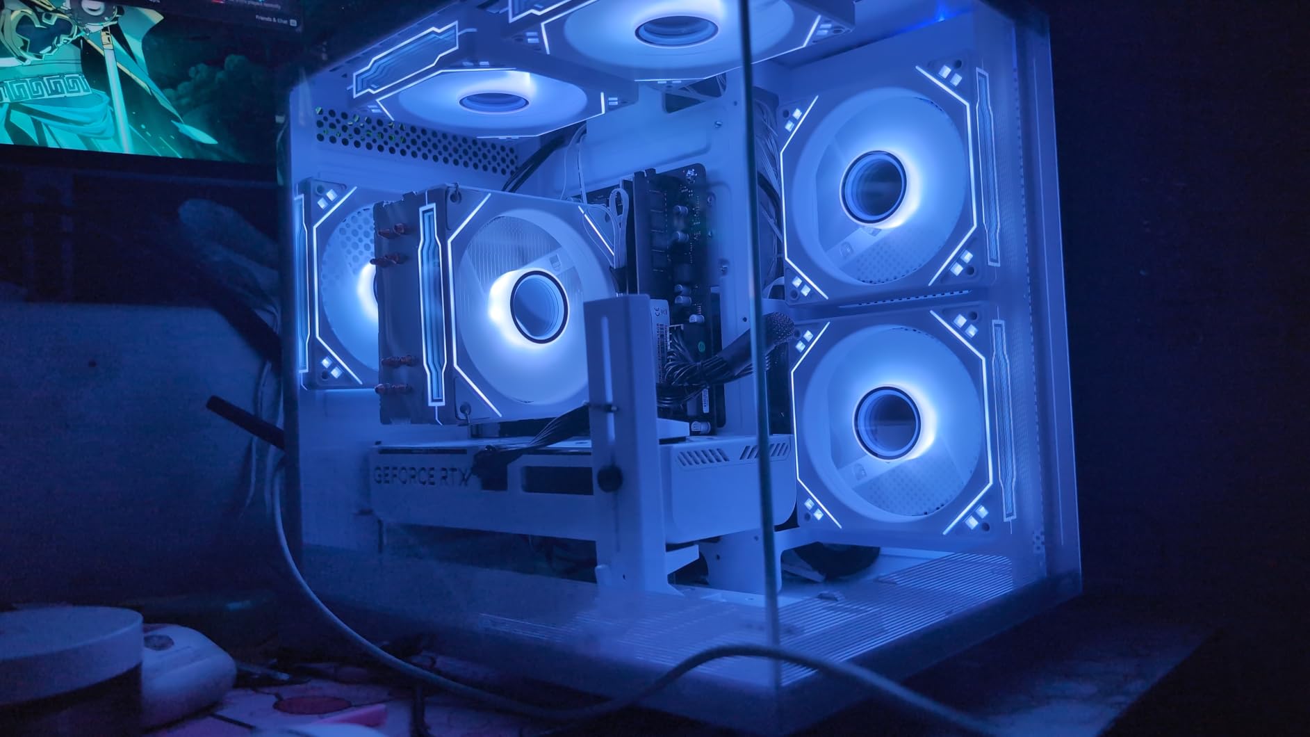 Gaming PC Desktop Computer - Ryzen 5 4500, Radeon RX 6500XT 4GB | 16GB DDR4 RAM, 512GB NVME SSD, Prebuilt Tower for 1080P Casual Gaming, Streaming, School & Home Office (White) customer photo 2