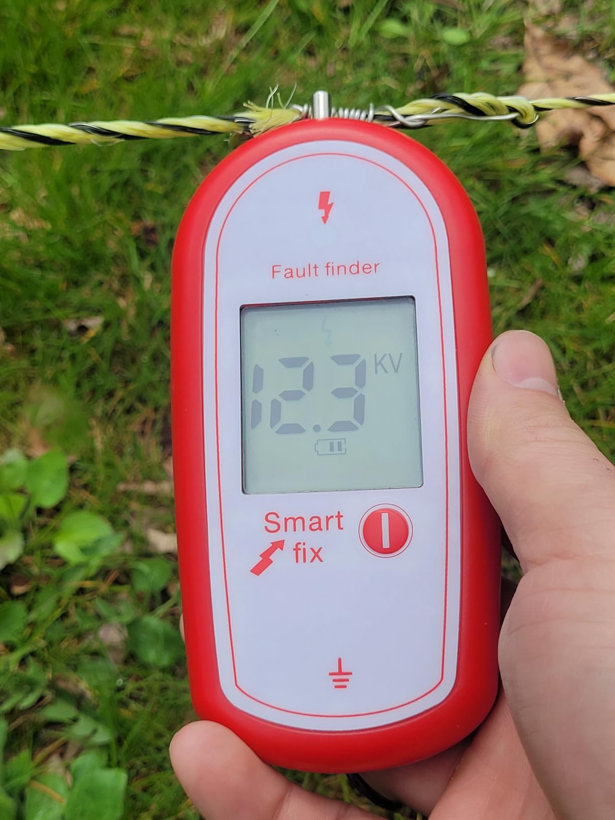 Solar Electric Fence Charger LD02, 1.2J with Short Circuit Alarm | 8W High-Efficiency Solar Panel, Solar + AC Backup, 10000mAh Long Runtime, 45-Mile Coverage, Sealed Magnetic Switch customer photo 1