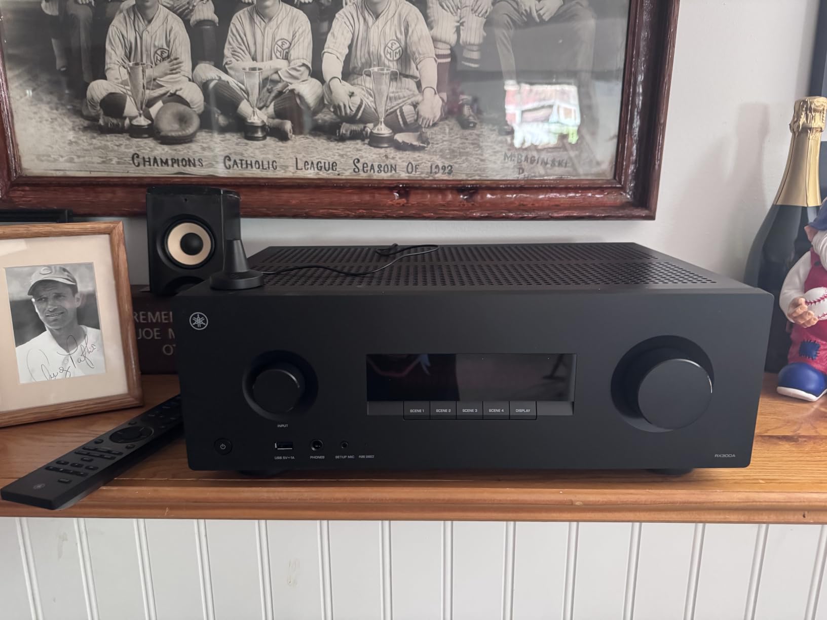 Yamaha RX300A 5.2-Channel Home Theater AV Receiver with Dolby Atmos, 4K120/8K HDMI and Bluetooth Multipoint (Black) customer photo 1