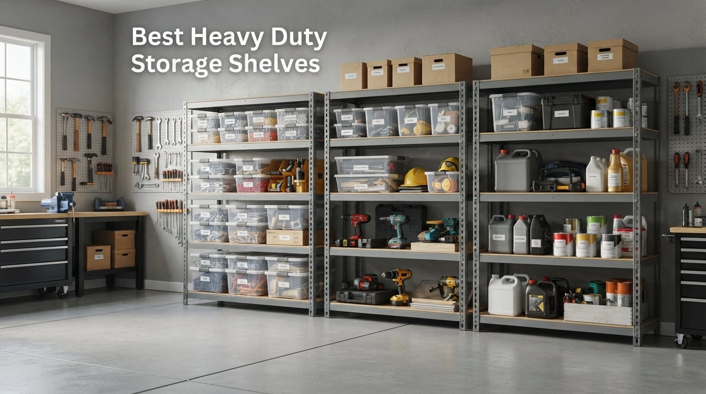 8 Best Heavy Duty Storage Shelves (August 2026) Tested & Ranked