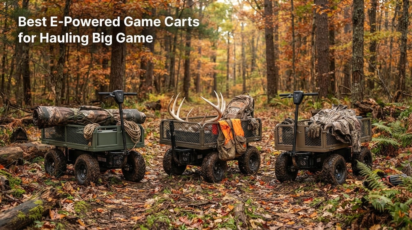 8 Best E-Powered Game Carts for Hauling Big Game (August 2026)