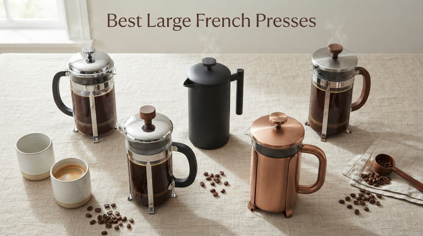 8 Best Large French Presses (August 2026) Big Batch Brewing