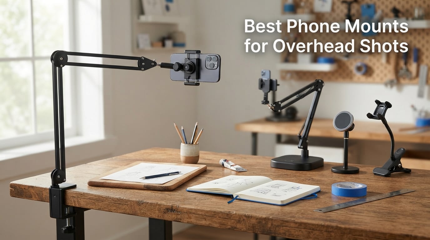 10 Best Phone Mounts for Overhead Shots (August 2026)