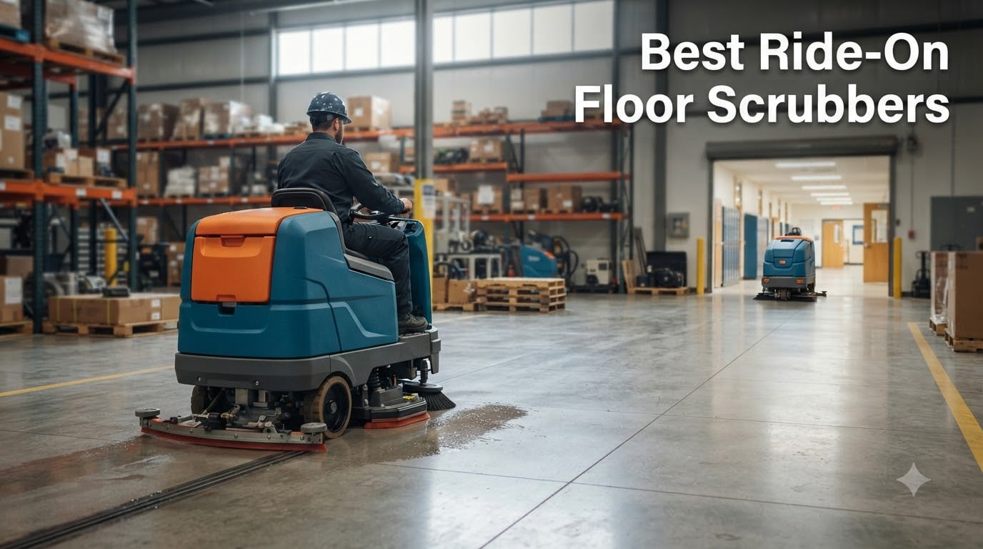 12 Best Ride-On Floor Scrubbers (August 2026)