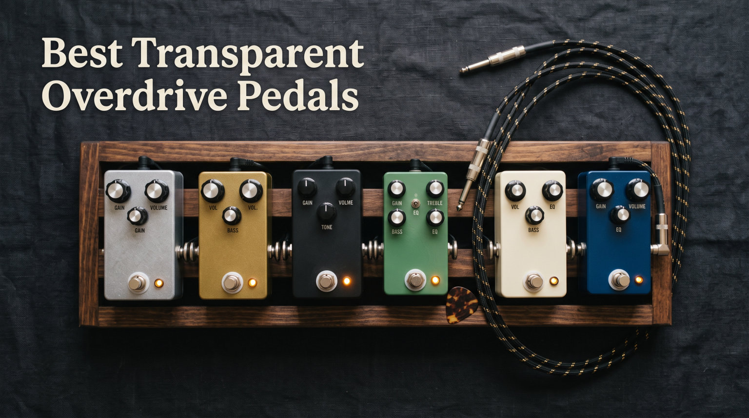 10 Best Transparent Overdrive Pedals (August 2026)