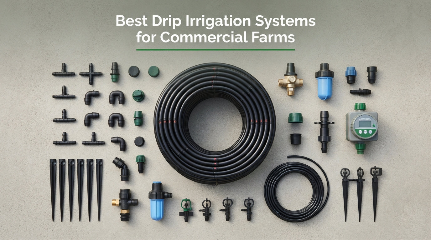 Best Drip Irrigation Systems for Commercial Farms