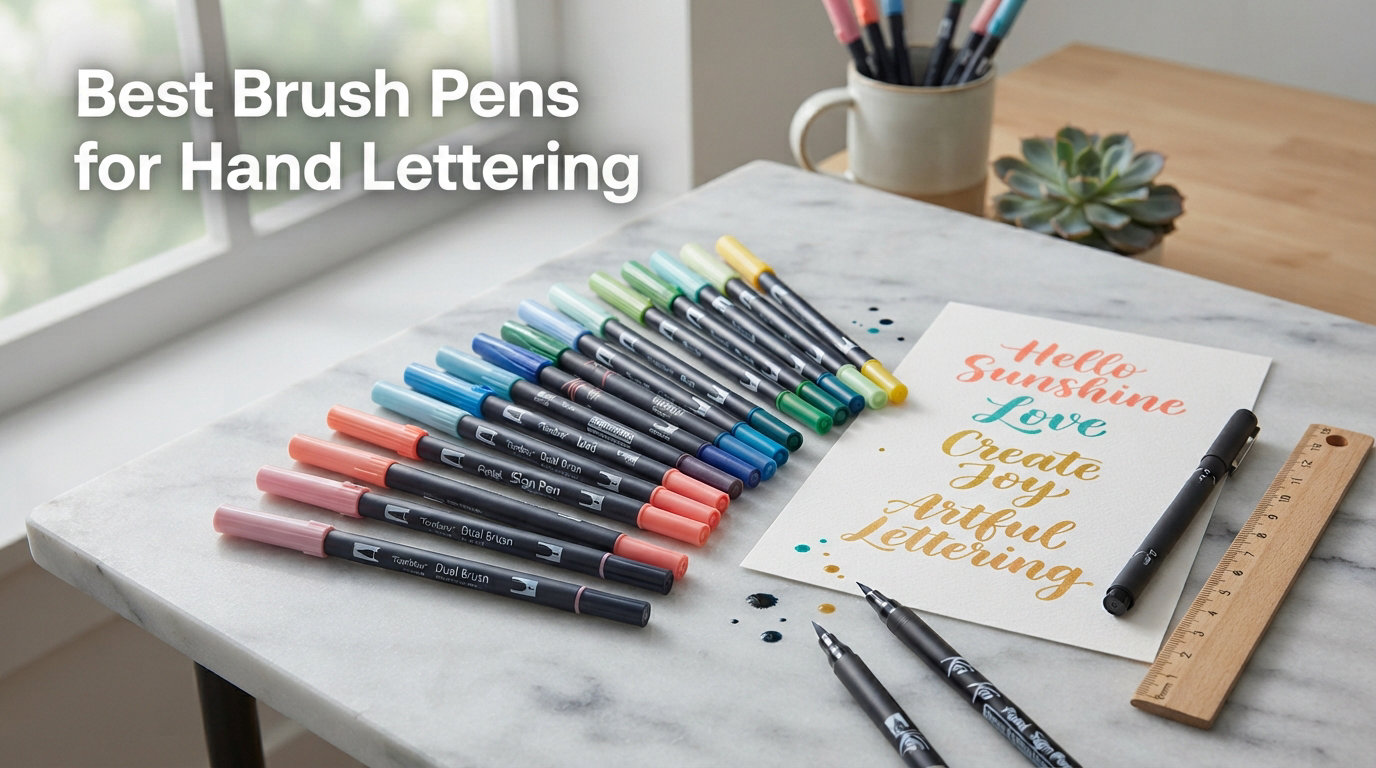 12 Best Brush Pens for Hand Lettering (August 2026)
