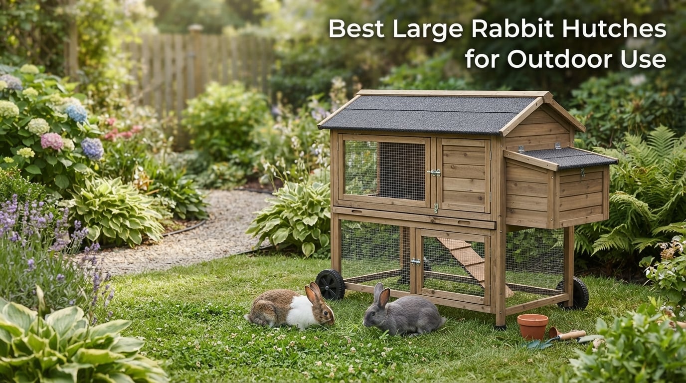 Best Large Rabbit Hutches for Outdoor Use