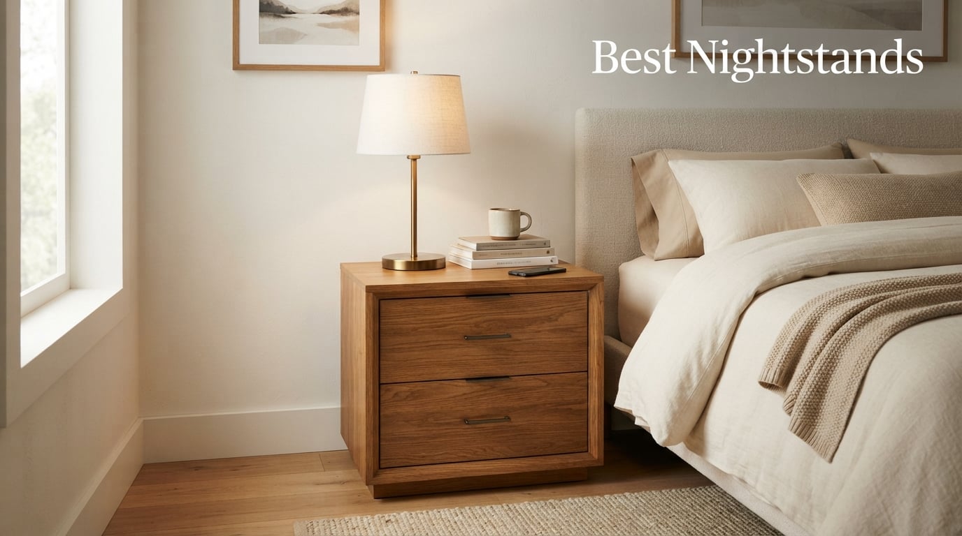 12 Best Nightstands (August 2026) for Every Bedroom