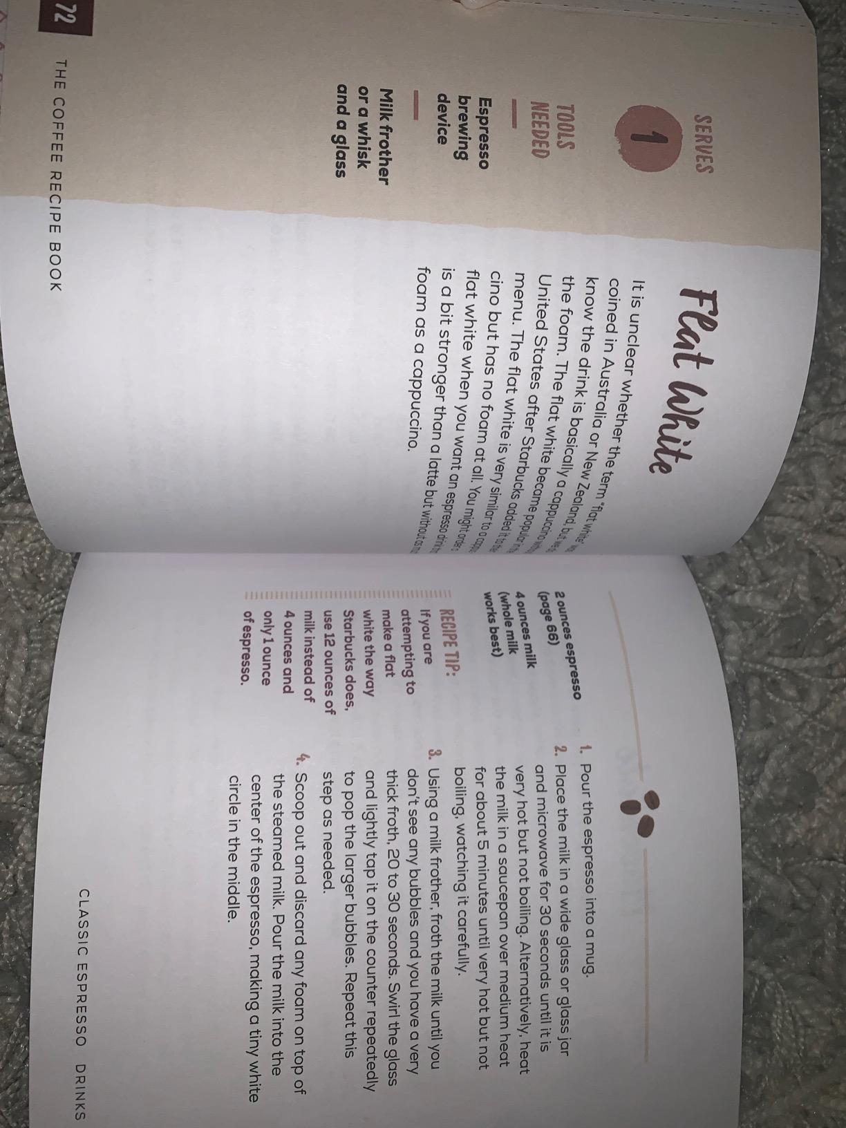 The Coffee Recipe Book: 50 Coffee and Espresso Drinks to Make at Home customer photo 1