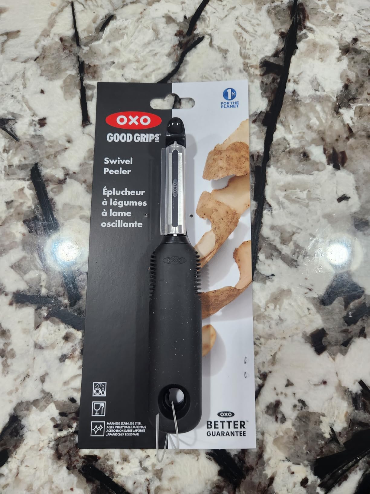 OXO Good Grips Swivel Vegetable Peeler with Soft Comfortable Handle - Black customer photo 1
