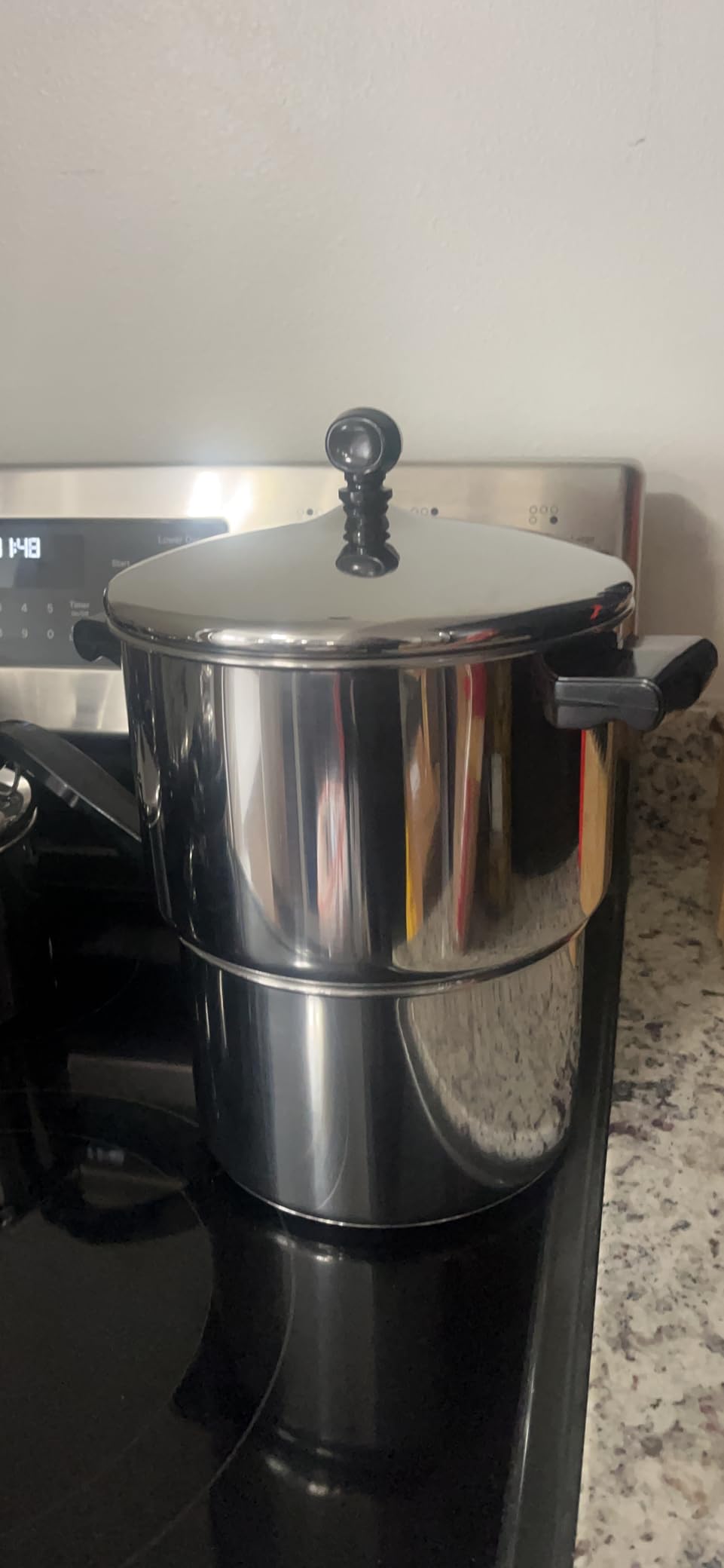 Farberware Classic Series Double Boiler and Saucepan with Lid, 2 Qt | Stainless steel, fast even heating, steamer pot with double boiler insert, stainless steel steamer pot, induction compatible customer photo 2