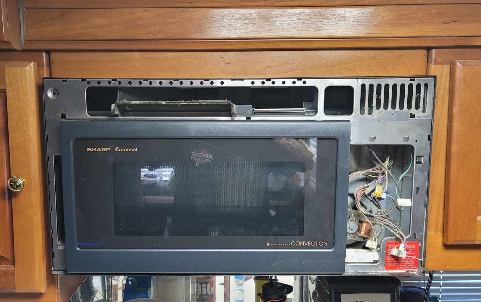 Sharp R1874T 30 in. 1.1 cu. ft. Over the Range Convection Microwave Oven customer photo 2