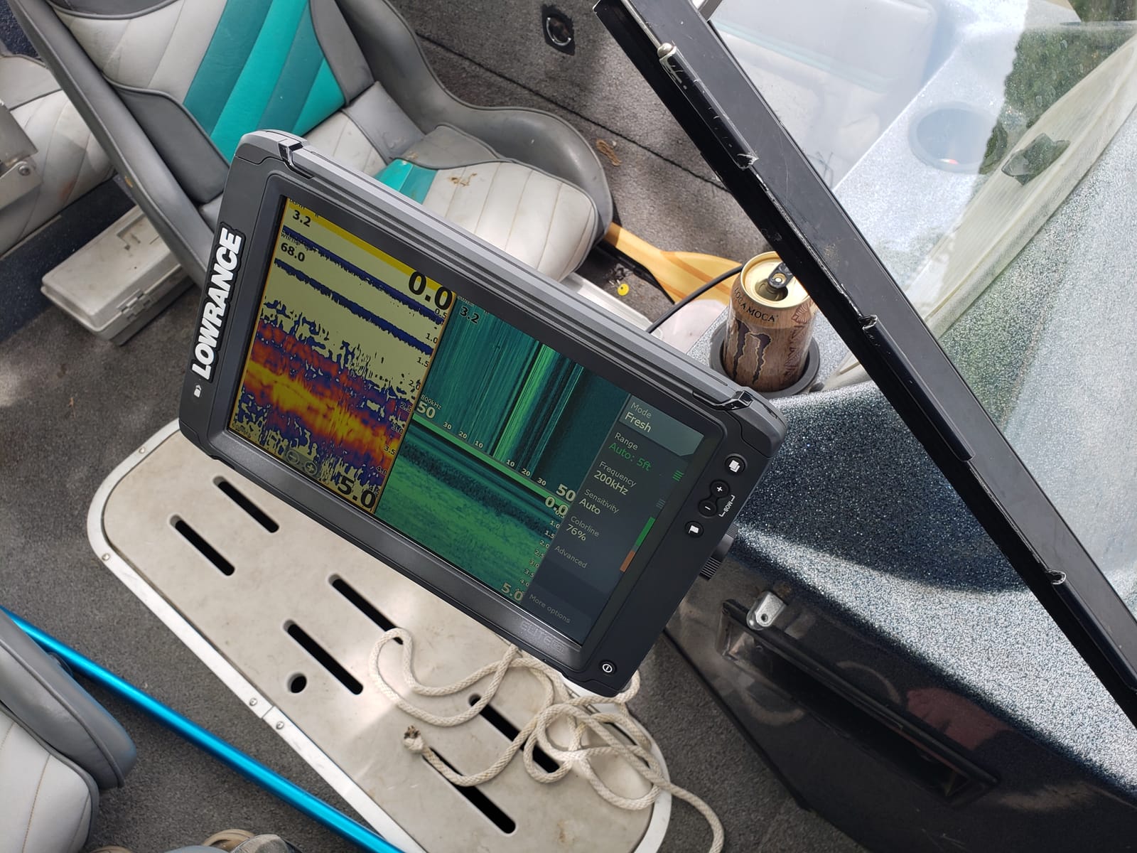 RAM MOUNTS Fish Finder and GPS Mount with Medium Arm, Drill-Down Base customer photo 2