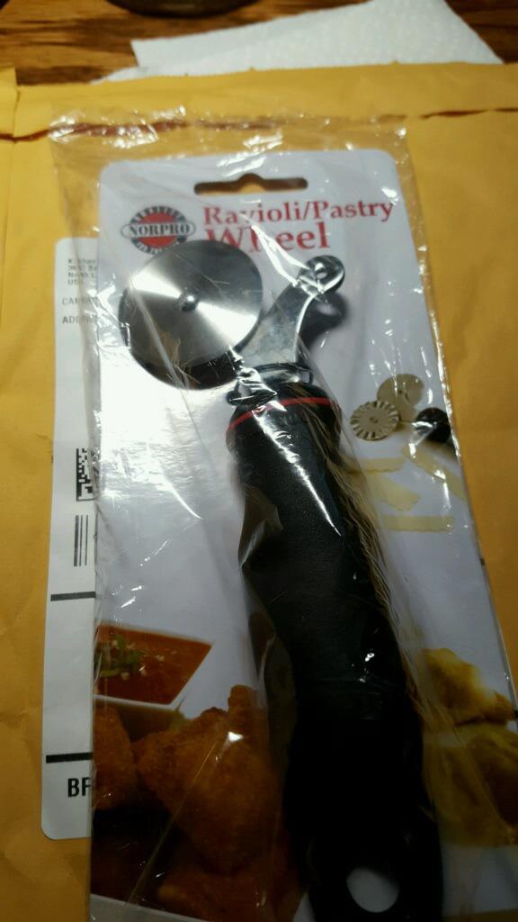 Norpro Grip-EZ Pastry & Ravioli Cutter Wheel, Dual Headed Stainless Steel customer photo 1
