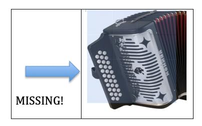 Hohner Panther G/C/F 3-Row Diatonic Accordion - Black customer photo 2