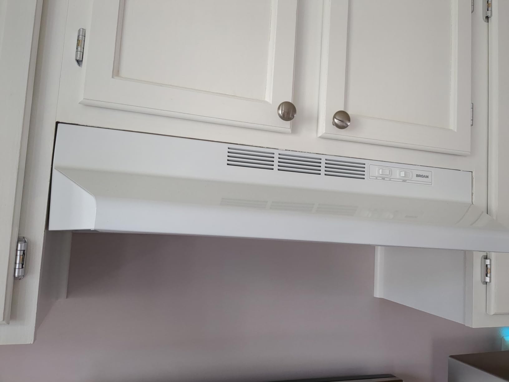 Broan-NuTone 413004 Non-Ducted Ductless Range Hood with Lights Exhaust Fan for Under Cabinet, 30-Inch, Stainless Steel customer photo 2