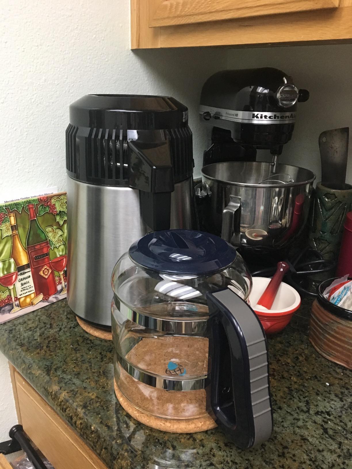 Megahome Countertop Water Distiller Stainless, Glass Collection customer photo 1