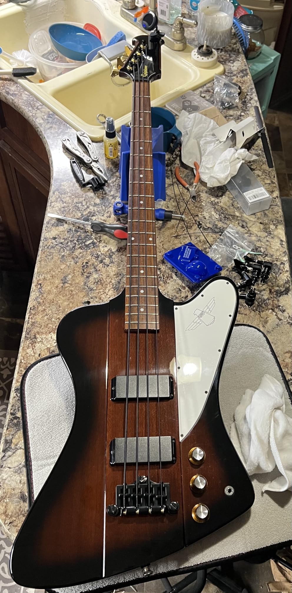 DR Strings BLACK BEAUTIES - Black Colored Bass Strings: Medium 45-105 customer photo 1