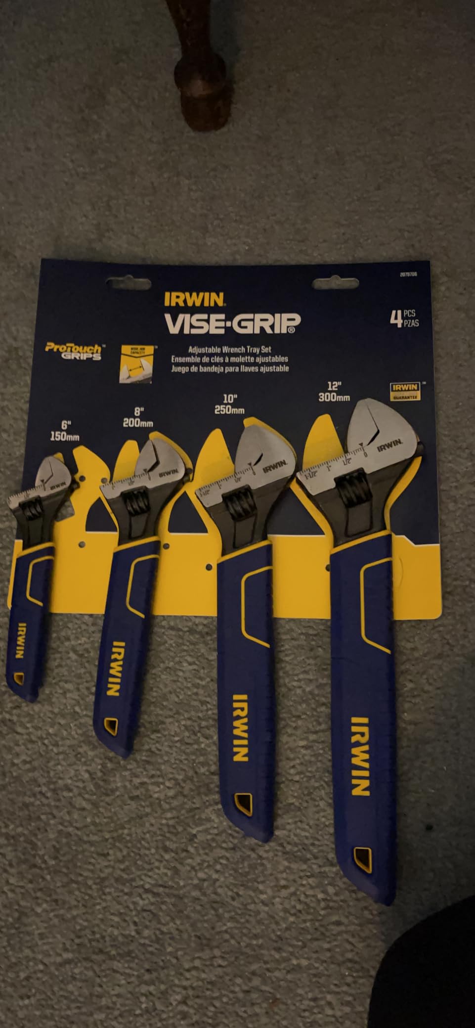 IRWIN Vise-Grip Adjustable Wrench Set, SAE/MM, 4-Piece (2078706) customer photo 2