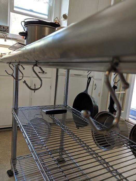 Stainless-Steel Commercial-Grade NSF-Certified Prep Table Cart, 24