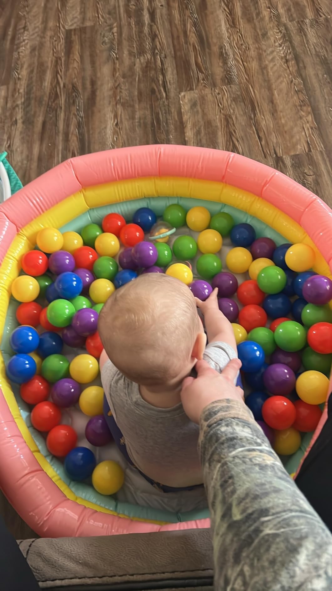 Intex Sunset Glow Baby Pool (34 in x 10 in) customer photo 1