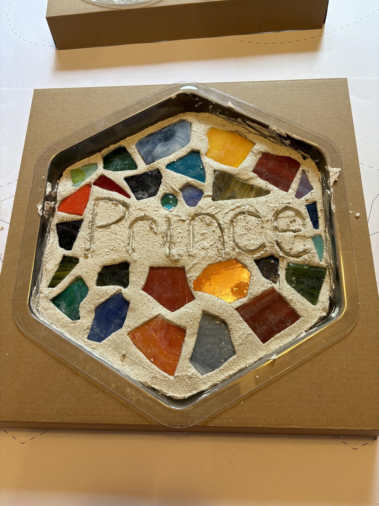 Mosaic Stepping Stone Kit, Garden customer photo 1