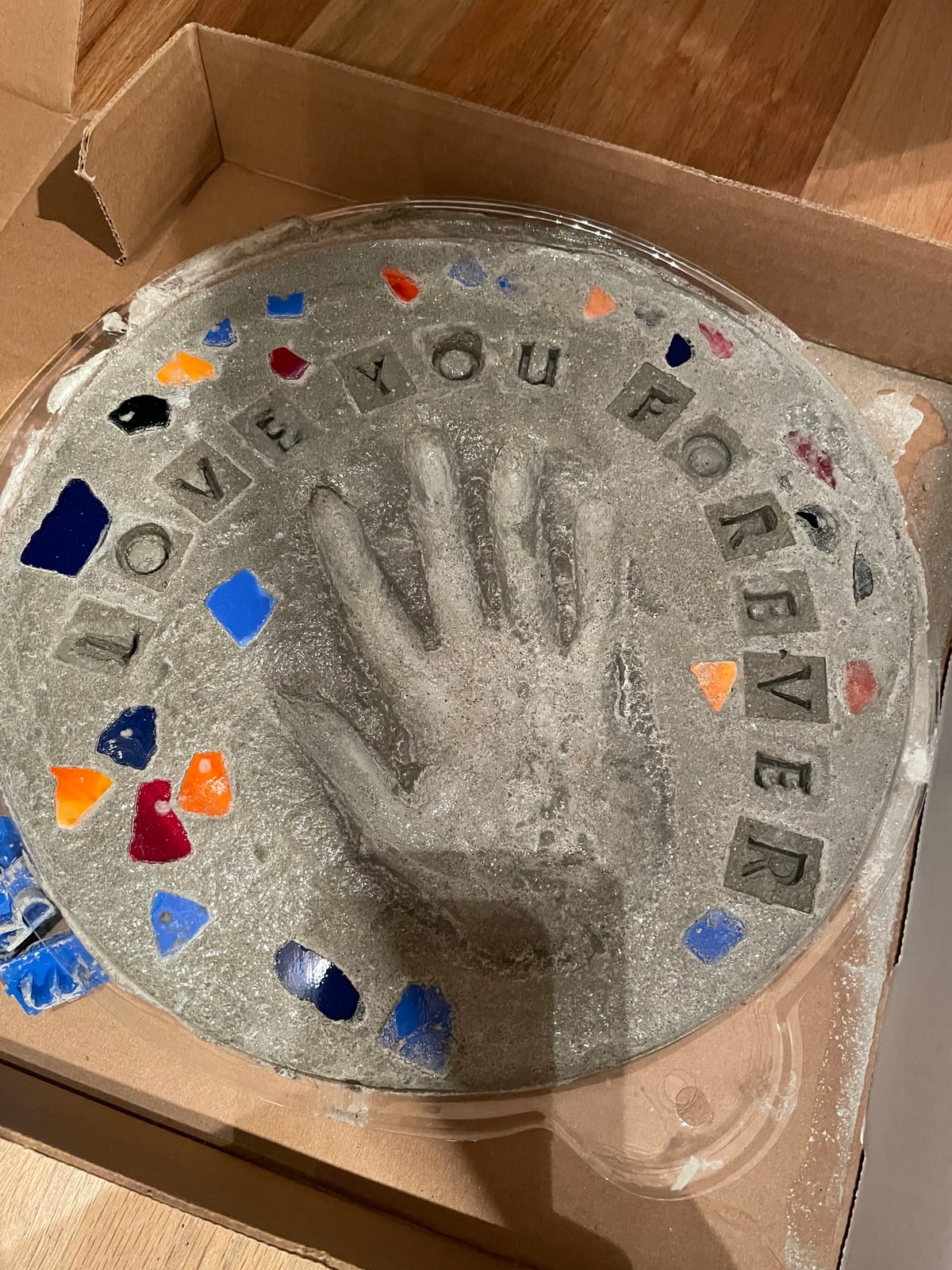Mosaic Stepping Stone Kit, Garden customer photo 2