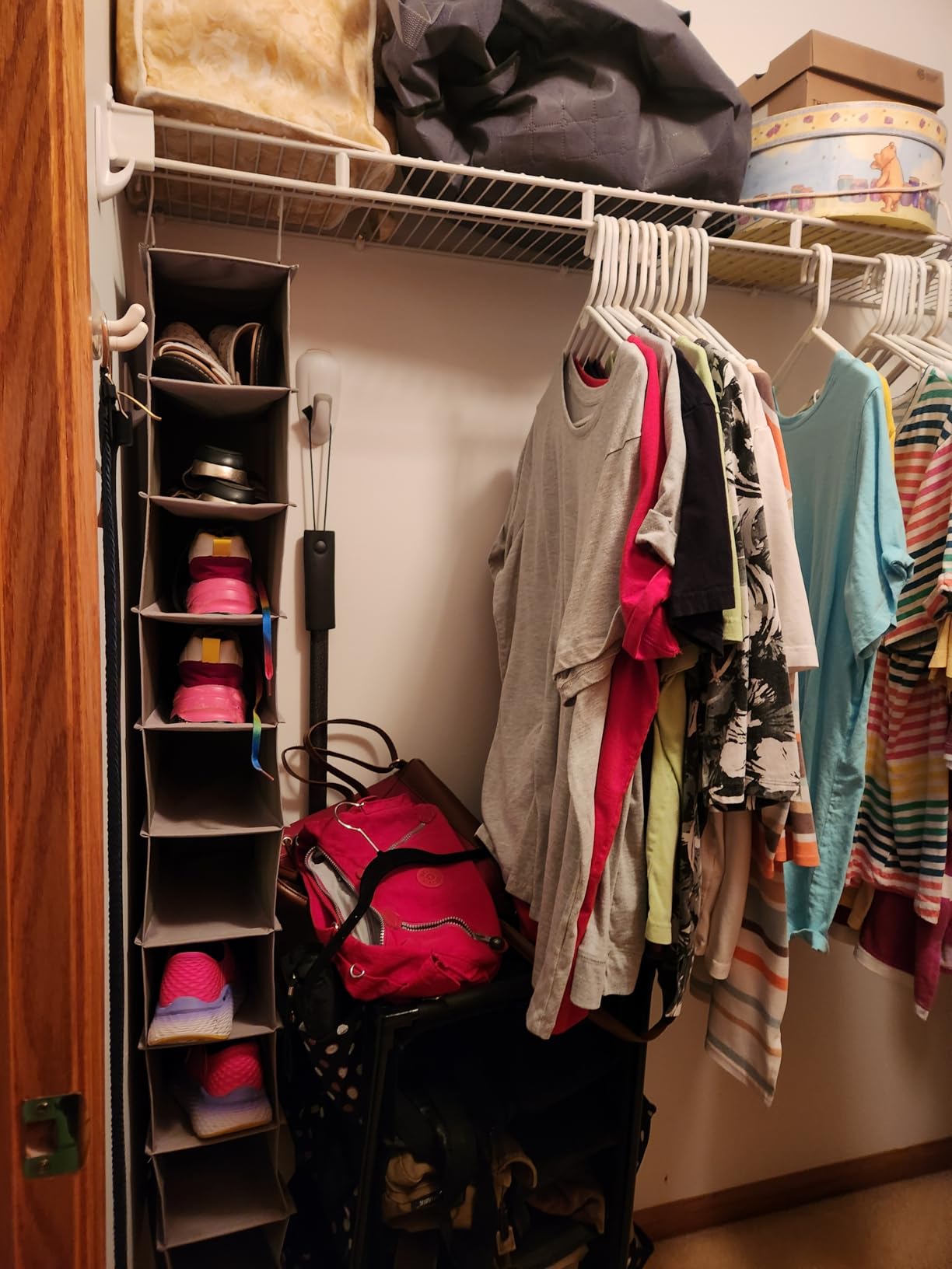 Rubbermaid Configurations Custom Closet Kit, 4-8 Ft. Adjustable Metal Wire Shelving, White Finish, Expandable Organization System, Hardware Included, for Home Closet/Pantry/Laundry/Mudroom customer photo 1