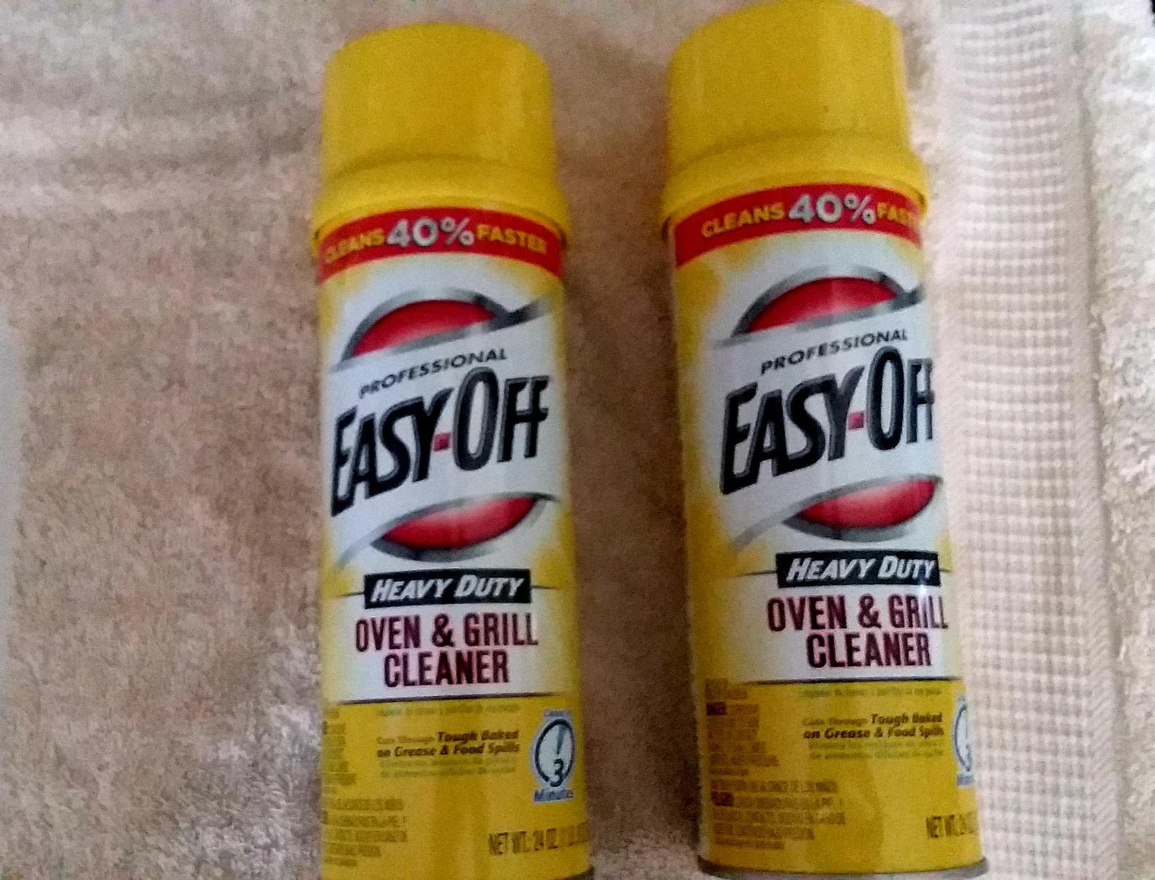Easy-Off Professional Oven & Grill Cleaner, Removes Tough Burnt on Food and Grease, Lemon Scent, 24 Oz Can customer photo 1
