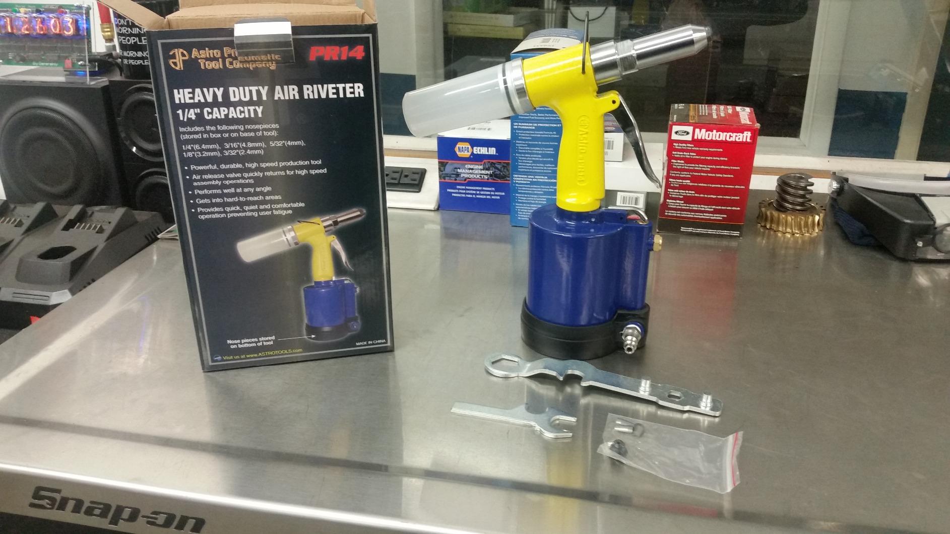 Astro Pneumatic Tool PR14 Air Riveter - 3/32