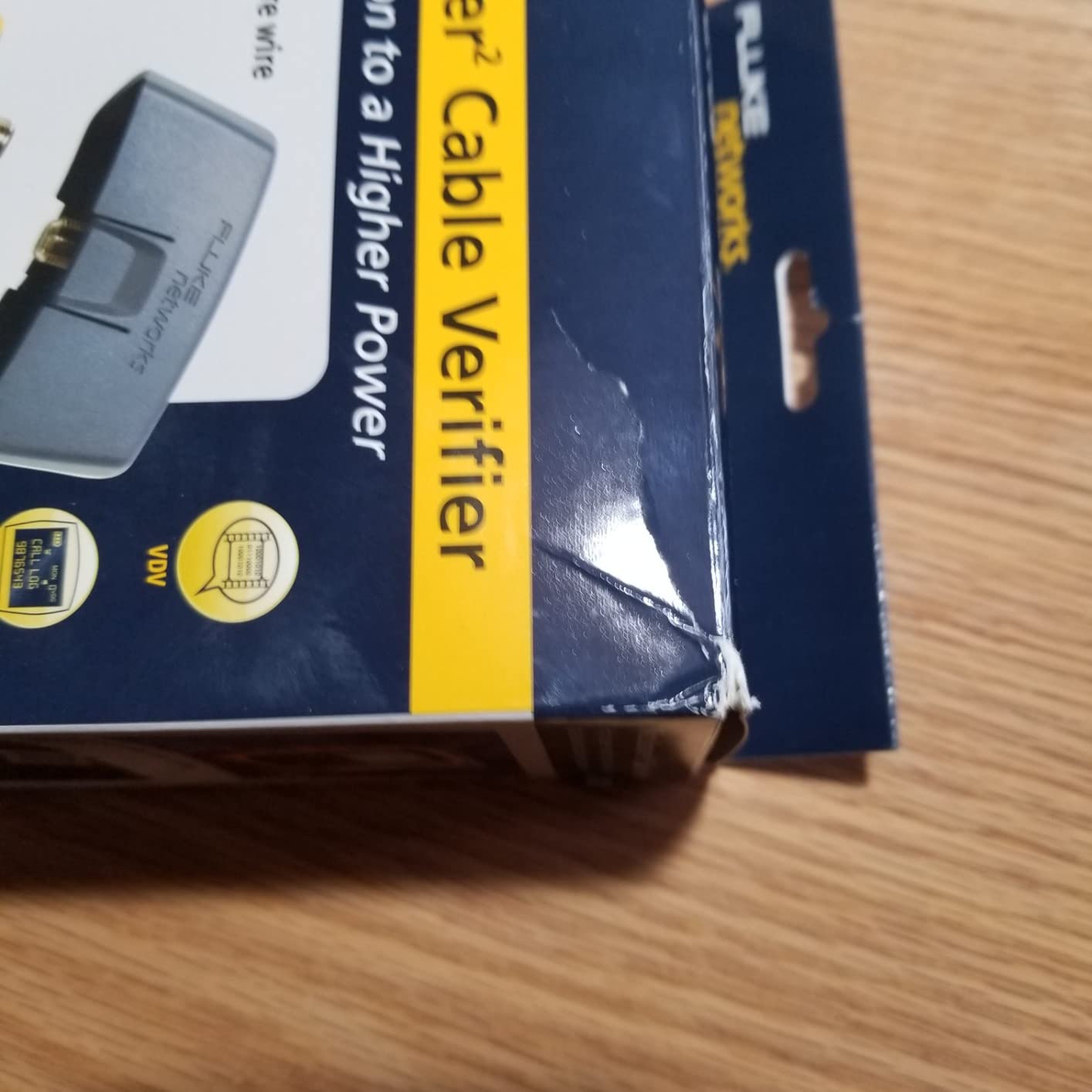 Fluke Networks MS2-100 MicroScanner2 Copper Cable Verifier with Built-In IntelliTone Toning, Troubleshoots RJ11, RJ45, Coax, Tests 10/100/1000Base-T, and Voip,yellow customer photo 1