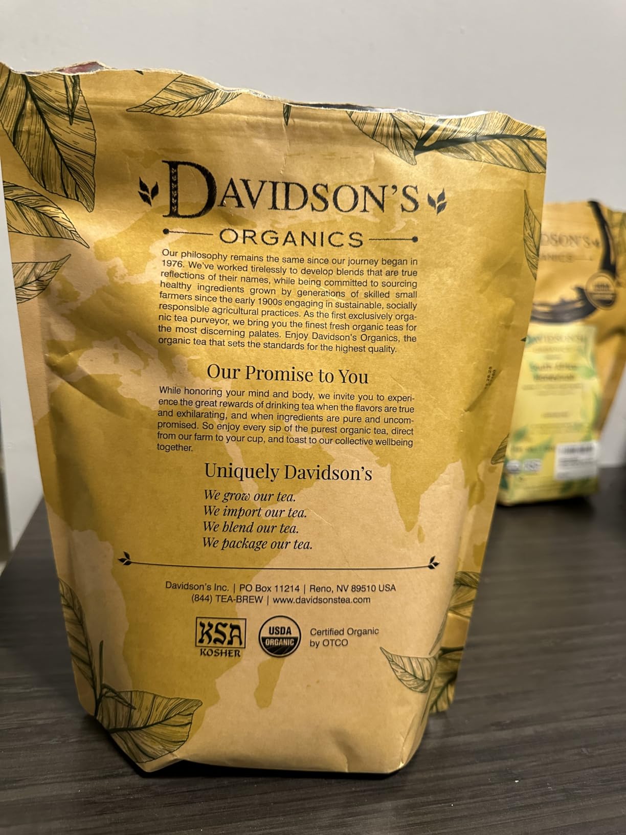 Davidson's Organics, South African Rooibos, Loose Leaf Tea, 16-Ounce Bag (Packaging May Vary) customer photo 2