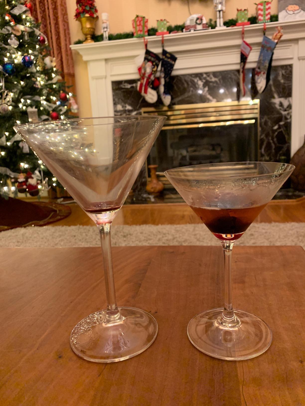 Riedel Vinum Martini Glasses - Crystal Glass, Dishwasher Safe, 2-Piece Set - Essential Home Bar Glassware 6416/77 customer photo 2