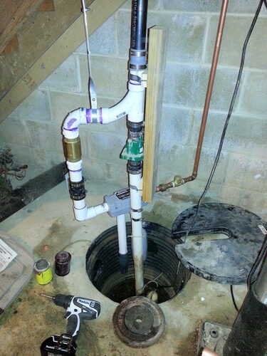 SumpJet® Water Powered Backup Emergency Sump Pump customer photo 1
