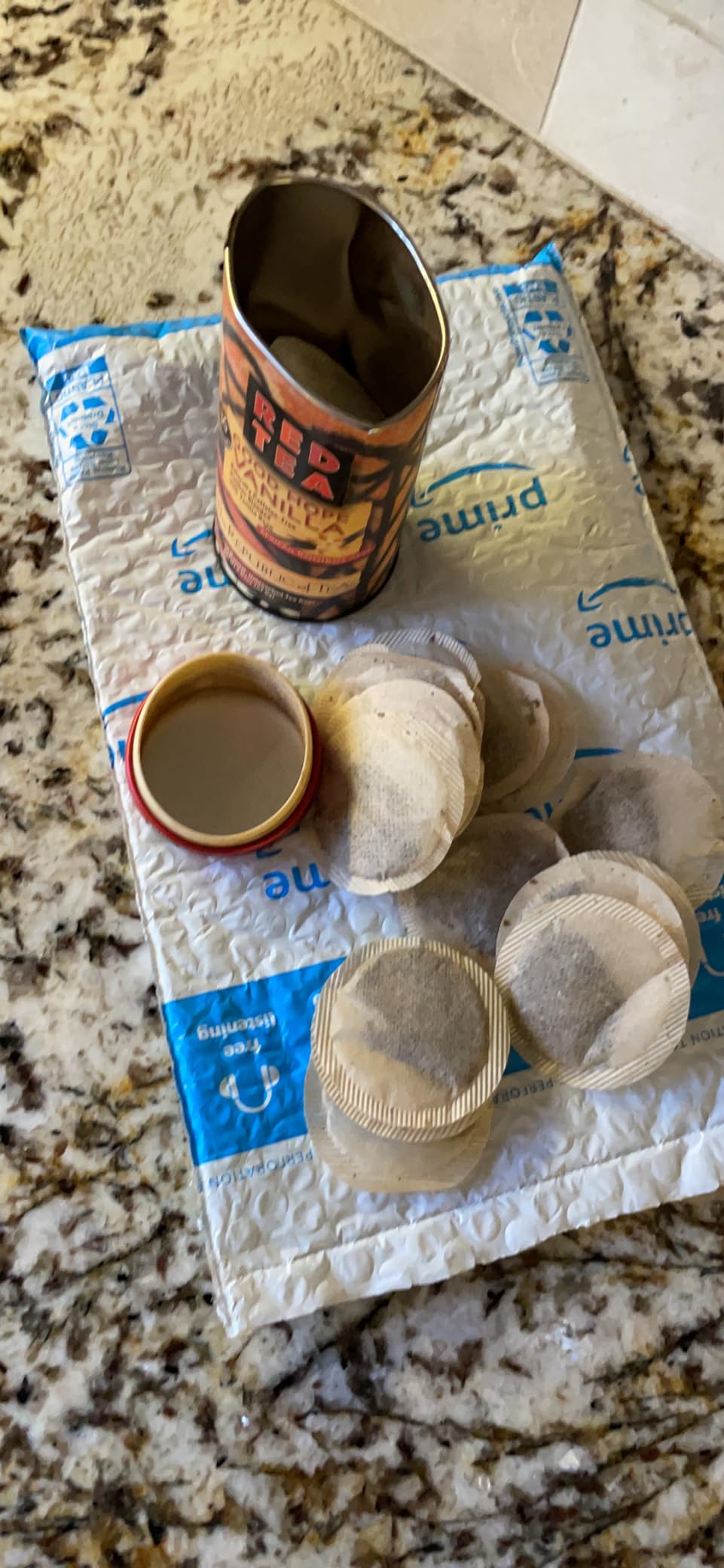 The Republic of Tea Red Rooibos Good Hope Vanilla Herbal Tea, 36 Count | Caffeine Free. Suitable for day or evening. Mellow and rounded with notes of soft sweetness. Gluten Free and Carb Free. customer photo 2