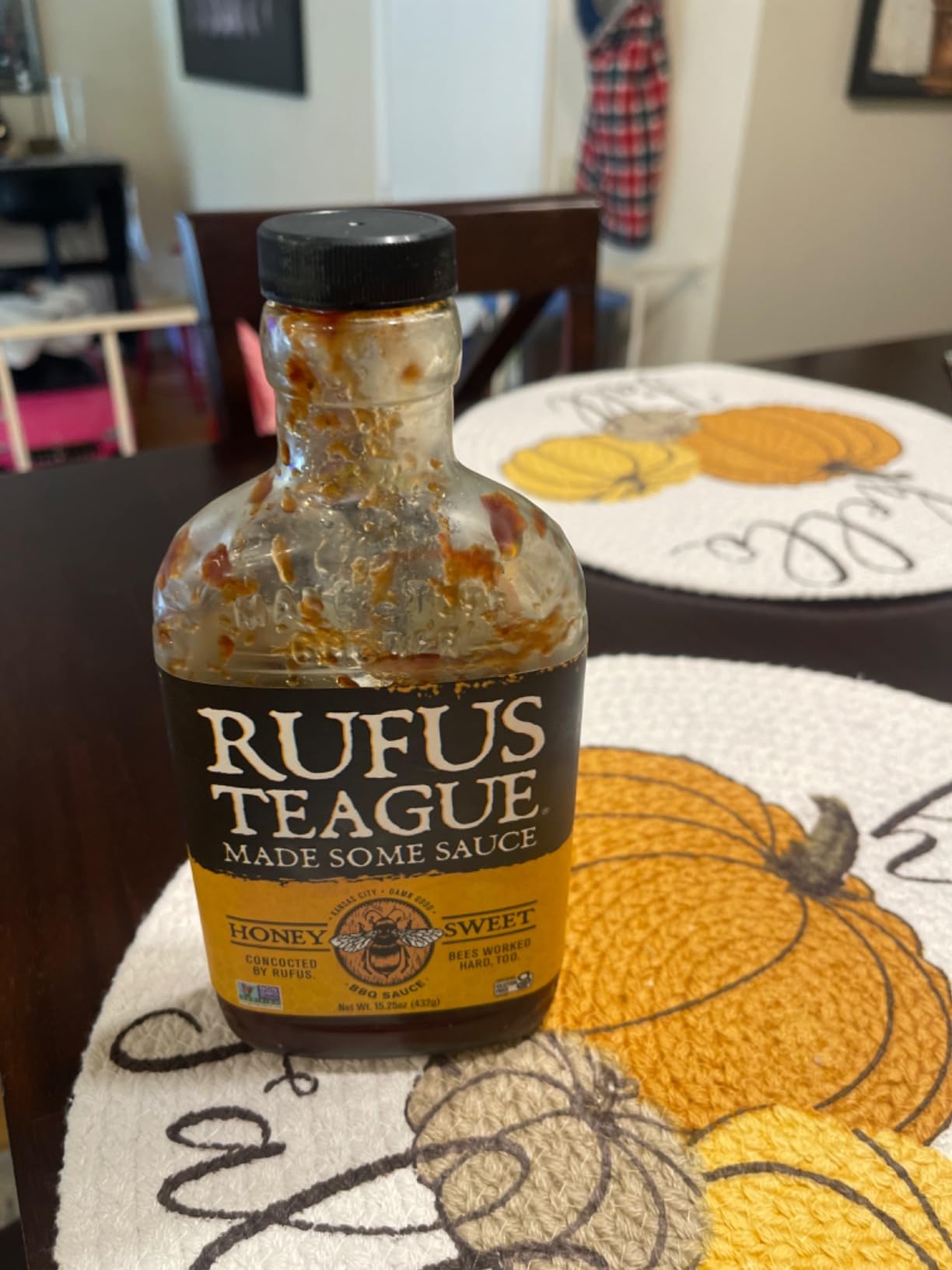 Rufus Teague Honey Sweet BBQ Sauce, Non-GMO, Gluten-Free, 15.25 oz, 1-Pack customer photo 1