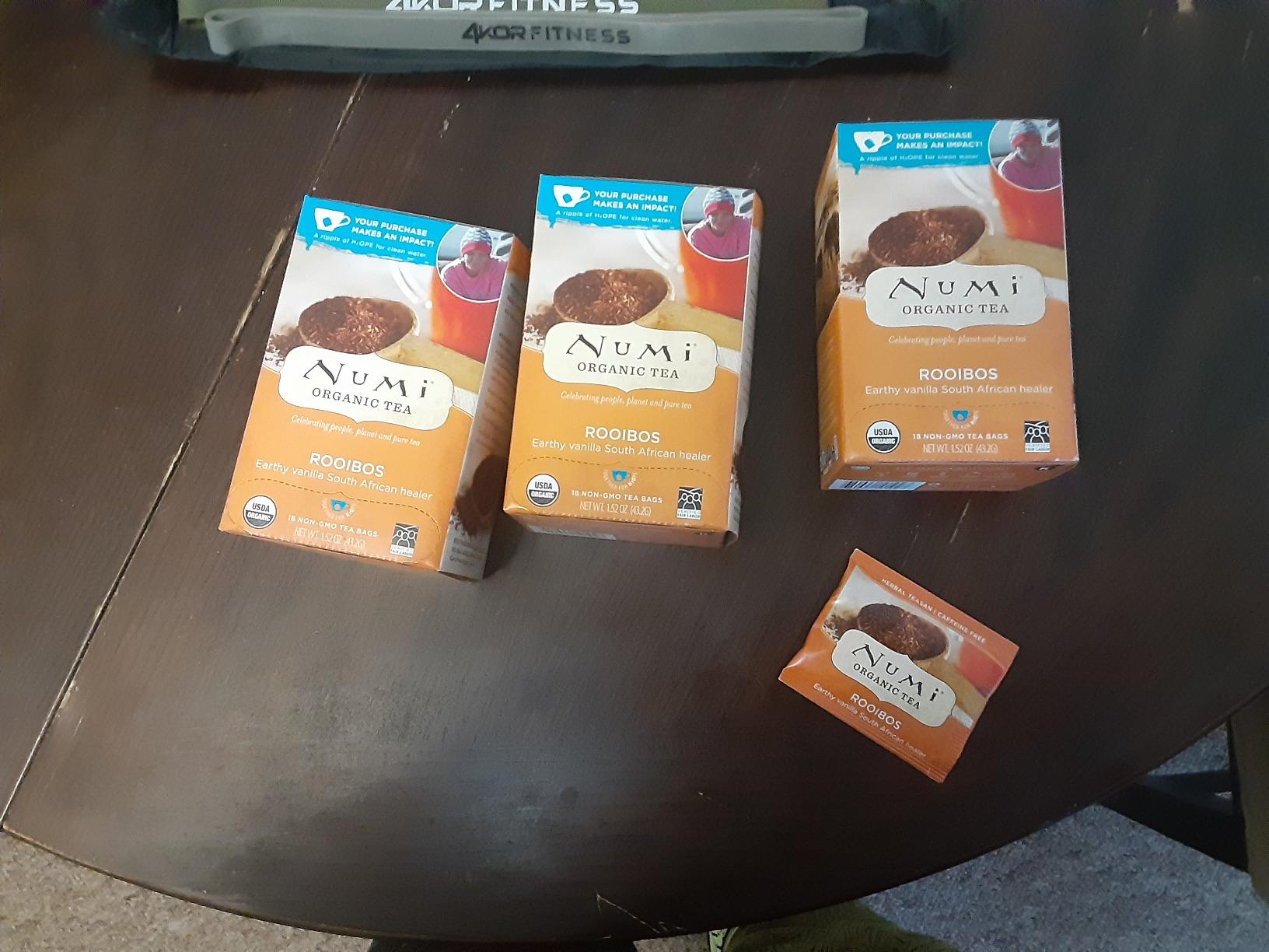 Numi Organic Rooibos Tea, 18 Herbal Tea Bags, Caffeine Free customer photo 2
