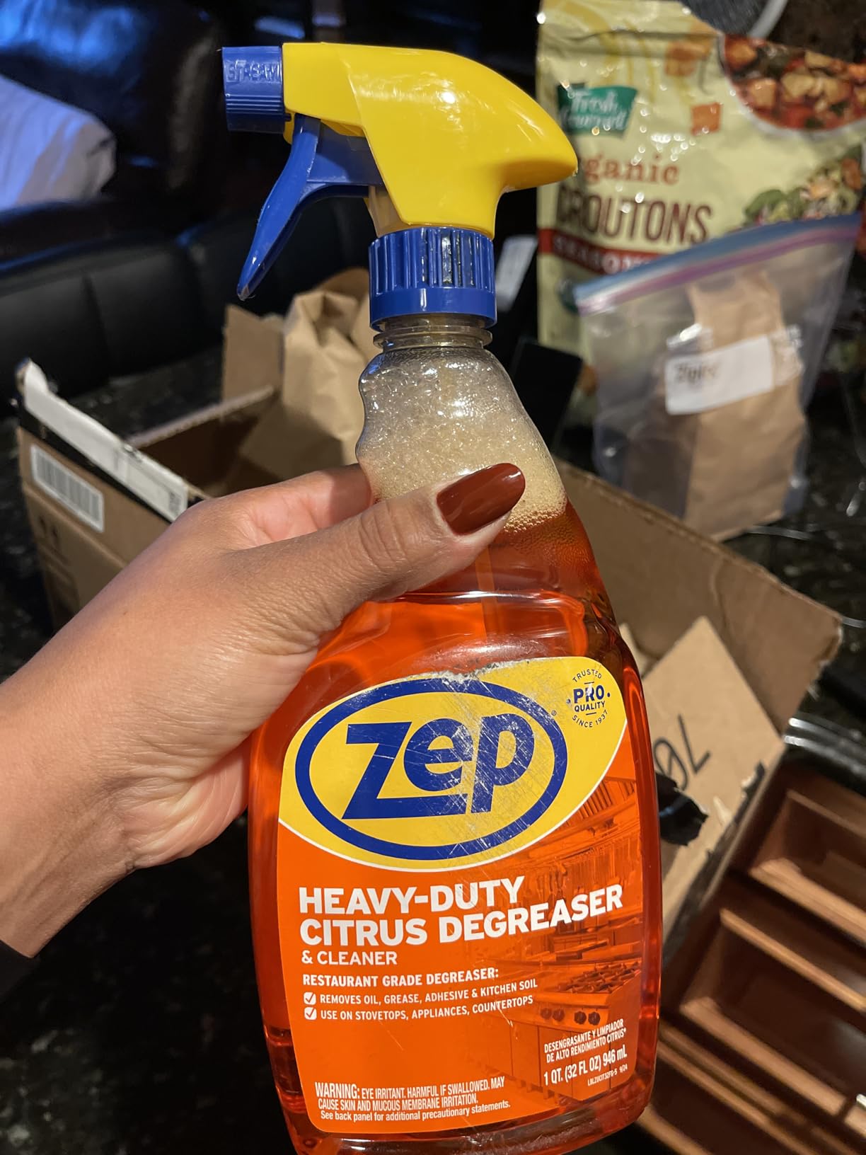 ZEP Heavy-Duty Citrus Degreaser 32 Ounces ZUCIT32 customer photo 2