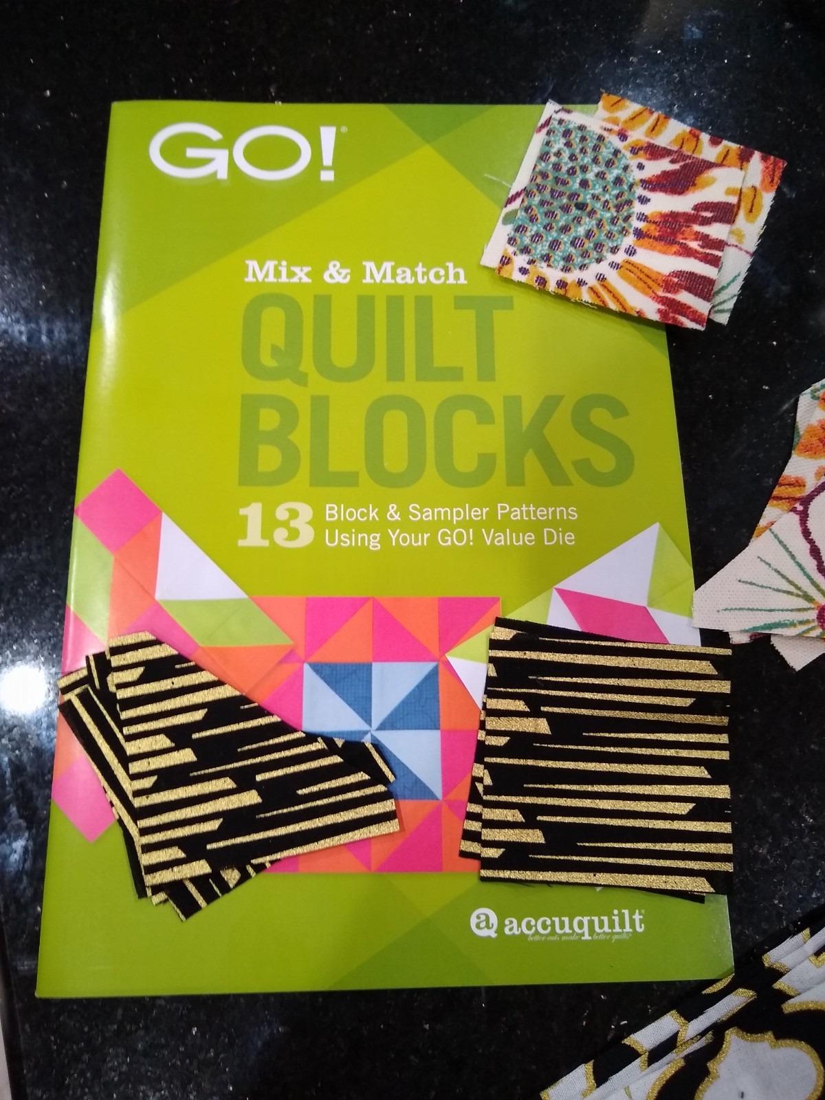 AccuQuilt GO! 55100H Fabric Cutter Starter Set, Portable Design | Includes Die with 3 Shapes, Cutting Mat, and Quick Start Guide. Cuts Up to 90% Faster Than Scissors or Rotary customer photo 2