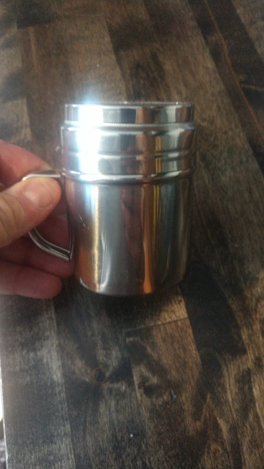 HIC Kitchen Adjustable Dry Rub Shaker with Holes for Medium and Coarse Grind Seasonings, Stainless Steel, 1-Cup Capacity customer photo 1