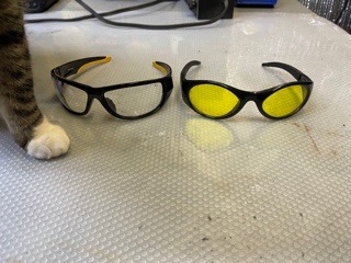 Dewalt Dominator Safety Glasses Dpg94 Unisex Adult Non Slip Polarized Mirrored Rubber Full Rim customer photo 1