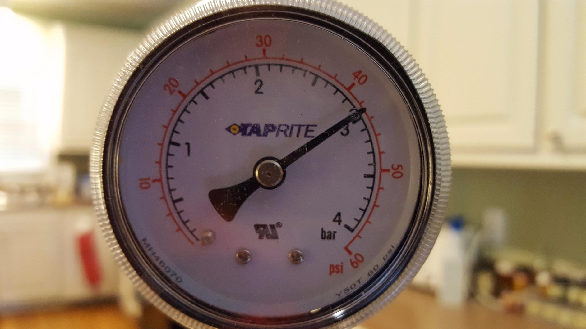 Taprite T742HP Primary Double Gauge CO2 Regulator, Brass customer photo 1