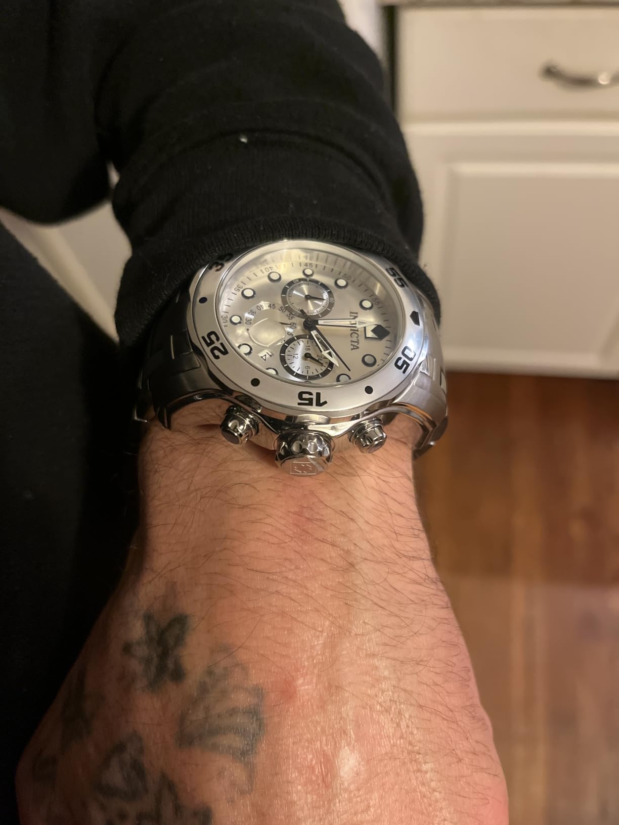 Invicta Men's Pro Diver Collection Chronograph Watch customer photo 2