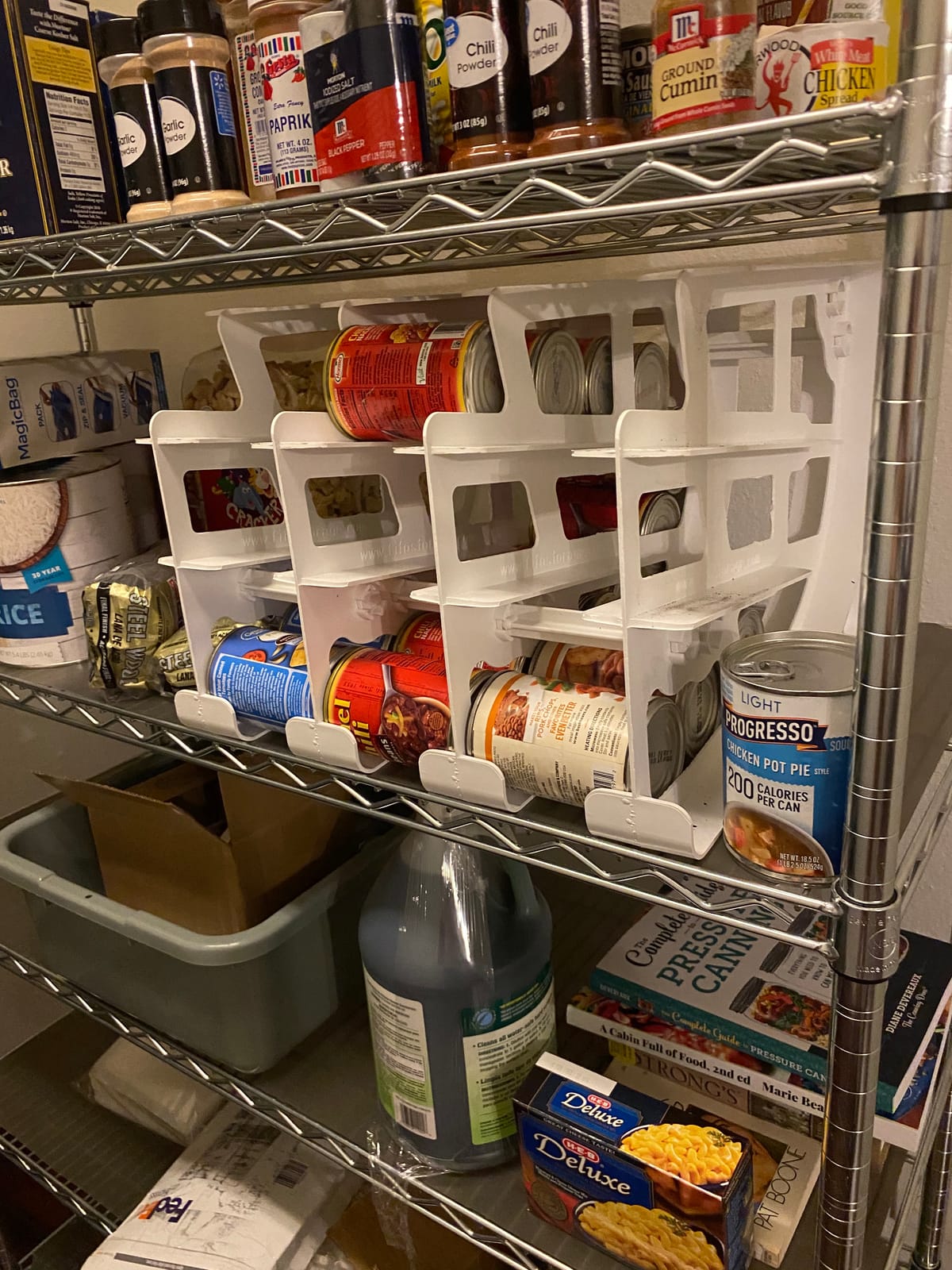 FIFO Pantry Storage Organizer Dispenser Rack for Canned Goods/Drinks, 54-Can Capacity customer photo 2