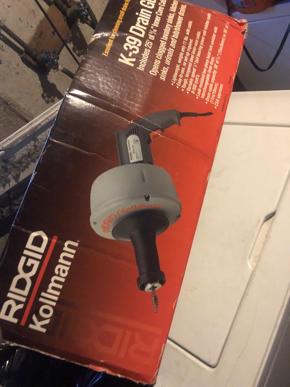 Ridgid 35473 K-45 Sink Machine customer photo 1