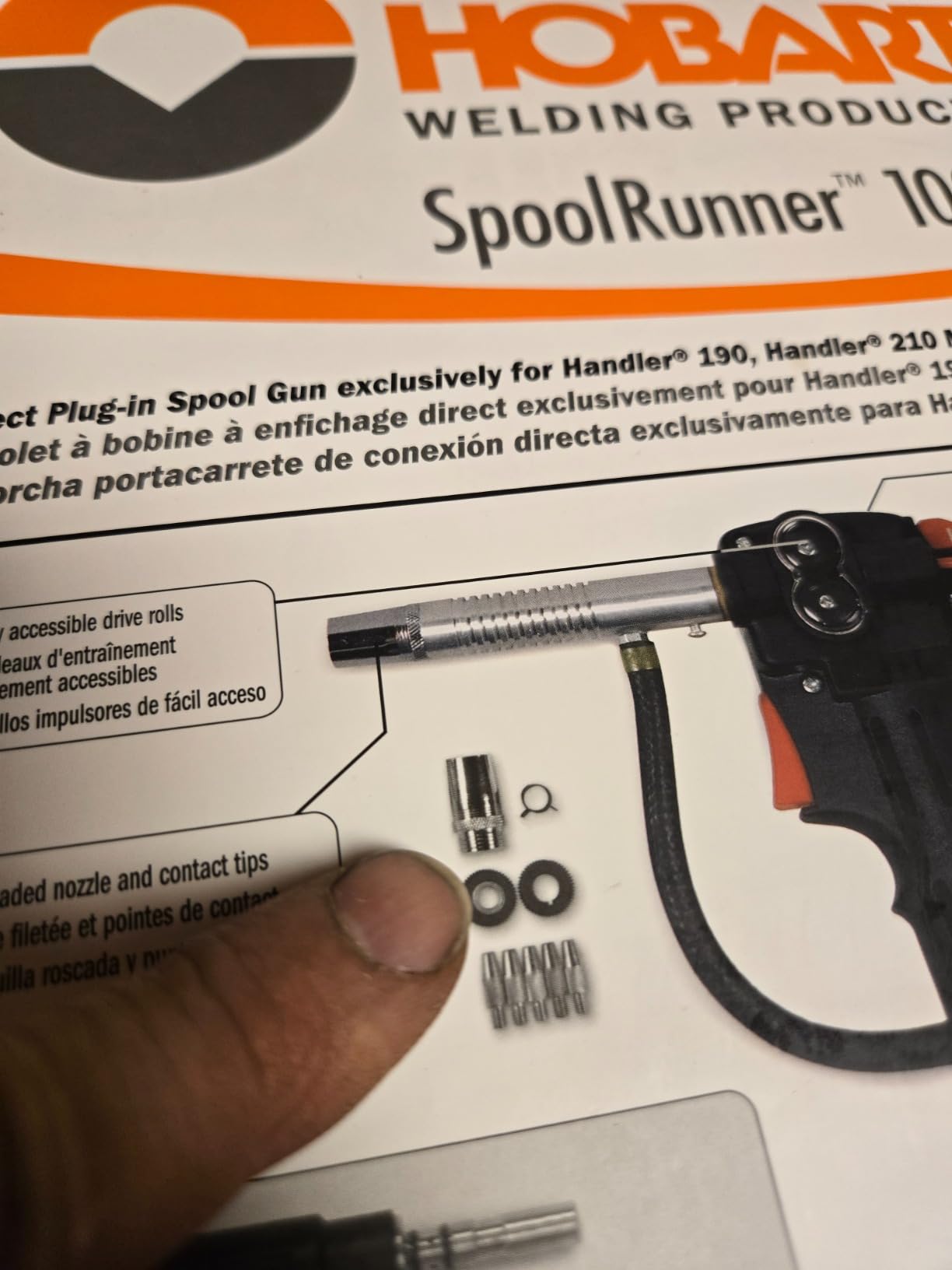 Spool Gun, 100 A, 10 ft., 60 percent customer photo 1